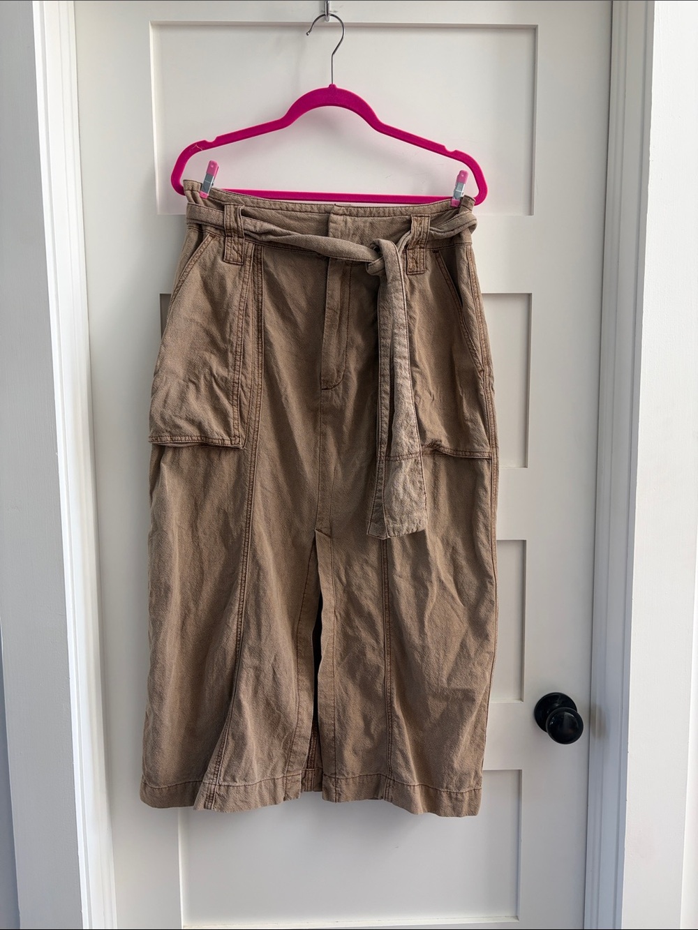 Free people cargo skirt. Size 12